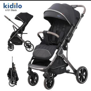 کالسکه مسافرتی کیدیلو مدل K101 دسته دو طرفه-رنگ مشکی