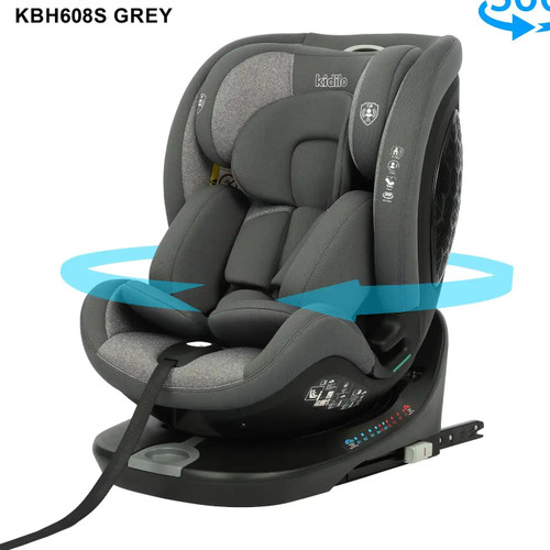 صندلی ماشین چرخشی کیدیلو مدل KBH608S طوسی